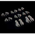 Mythic Legions: Necronominus Zubehör-Set für Actionfiguren Skeletons of Necronominus Hands/Feet Pack