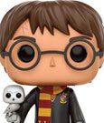 Harry Potter POP! Movies Vinyl Figur Harry with Hedwig 9 cm
