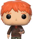 Harry Potter POP! Movies Vinyl Figur Ron Weasley with Scabbers 9 cm