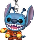 Lilo & Stitch POP! Vinyl Schlüsselanhänger 4 cm Stitch w/ Blaster Display (12)