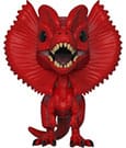 Jurassic Park POP! Movies Vinyl Figur Dilophosaurus (Rd) Exclusive 9 cm