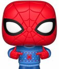 Marvel Comics POP! Marvel Holiday Vinyl Wackelkopf-Figur Spider-Man (Ugly Sweater) 9 cm