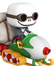 Nightmare before Christmas POP! Rides Vinyl Figur Jack w/Goggles & Snowmobile 18 cm