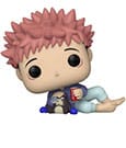 Jujutsu Kaisen POP! Animation Vinyl Figur Itadori w/ Tsukamoto Doll 9 cm