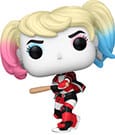 DC Comics: Harley Quinn Takeover POP! Heroes Vinyl Figur Harley with Bat 9 cm