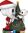 Nightmare before Christmas 30th POP! Deluxe Vinyl Figur Jack & Zero w/Tree 9 cm