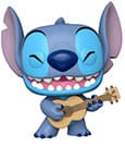Lilo & Stitch Super Sized Jumbo POP! Games Vinyl Figur Stitch w/Uke 25 cm