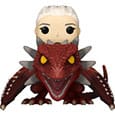 House of the Dragon POP! Rides Deluxe Vinyl Figur Rhaenys Targaryen with Meleys 9 cm