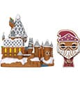 Harry Potter POP! Town Vinyl Figur Dumbledore & Hogwarts 9 cm