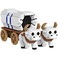 Oregon Trail POP! Rides Super Deluxe Vinyl Figur Ox & Wagon 15 cm