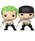 One Piece POP! Animation Vinyl Figuren Zoro (Refresh) w/Ch 9 cm Sortiment (6)