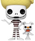 Nightmare before Christmas POP! Disney Vinyl Figur Jack w/Zero(Beach) 9 cm