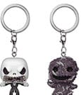 Nightmare Before Christmas POP! Vinyl Schlüsselanhänger 2er-Pack Jack/Oogie 4 cm
