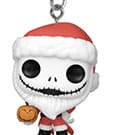 Nightmare before Christmas POP! Vinyl Schlüsselanhänger 4 cm Santa Jack w/Jackolantern Display (12)