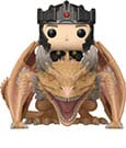 House of the Dragon POP! Rides Vinyl Figur Aegon Targaryen w/ Sunfyre 14 cm