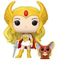 Masters of the Universe POP! & Buddy Vinyl Figur She-Ra w/Kowl 9 cm