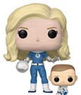 The Fantastic Four: First Steps POP! & Buddy Marvel Vinyl Figur Invisible Woman & Franklin 9 cm