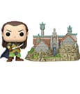 Der Herr der Ringe POP! Town Vinyl Figur Elrond & Rivendell 9 cm