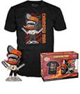 Chainsaw Man POP! & Tee Vinyl Figur & T-Shirt Set Chainsaw Man Leaping Größe XL