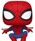 Marvel POP! Comics Vinyl Figur Web Spider-Man (Swinging) Exclusive 9 cm