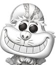 Disney POP! Vinyl Figur Sketched- Cheshire Cat 9 cm