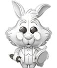 Disney POP! Vinyl Figur Sketched- White Rabbit 9 cm