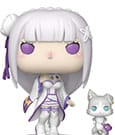 Re:Zero POP!&Buddy Animation Vinyl Figuren Emilia w/Puck 9 cm