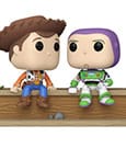 Toy Story POP Moment Vinyl Figuren Woody and Buzz (30th Anniversary) 9 cm
