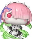 Re:Zero POP! Plus Vinyl Figur Ram (Wind Magic) (Glow) Exclusive 9 cm