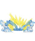 Lightning POP! Elements Vinyl Figur Yellow 5 cm