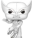 Marvel POP! Vinyl Figur Sketched - Wolverine 9 cm
