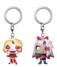Hazbin Hotel  POP! Vinyl Schlüsselanhänger 2er-Pack Charlie & Vaggie 4 cm