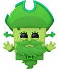 SpongeBob Schwammkopf POP! Vinyl Figur SpongeBob as the Flying Dutchman (Glow) 9 cm