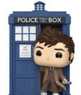 Doctor Who POP! Rides Deluxe Vinyl Figur Tenth Doctor with TARDIS 9 cm
