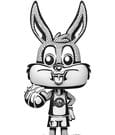 Space Jam Super Sized Jumbo POP! Vinyl Figur Bugs Bunny (JV) 10" 25 cm