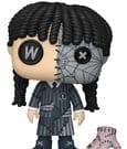 Wednesday POP! Televison Vinyl Figur Patchwork: Wednesday with Thing 9 cm