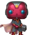 Marvel POP! Comics Vinyl Figur Vision with Mjolnir 9 cm
