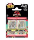Jurassic Park Bitty POP! Vinyl Figuren 2er-Pack Tyrannosaurus Fossil & Dilophosaurus 2 cm