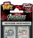 Marvel Bitty POP! Mini Figuren 2er-Pack Doctor Doom & Mister Fantastic 2 cm