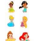 Disney Loungefly POP! Pin Ansteck-Pins Princess Chibi 4 cm Sortiment (12)