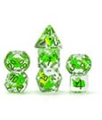 Dragon Storm Inclusion Würfel Set Green Dragon (7)
