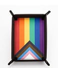 FanRoll Faltbarer Würfelteller Pride Rainbow Flag