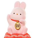 Momo Bunny Statue Money Come Come 15 cm
