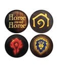 World of Warcraft Untersetzer 4er-Pack bedrucktes Metall