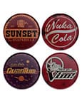 Fallout Untersetzer 4er-Pack Metal Drinks