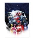 Power Rangers Kunstdruck Limited Edition 42 x 30 cm