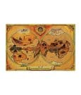 Masters of the Universe Replik Metal Map of Eternia Limited Edition 10 x 15 cm