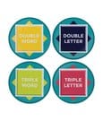 Scrabble Untersetzer 4er-Pack