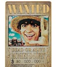 One Piece Metallbarren Luffy Wanted Poster Limited Edition