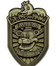 Five Nights at Freddy´s Replik Security Badge Antique Brass Edition